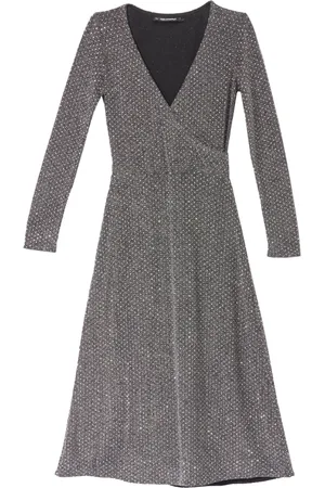 Karl Lagerfeld Dames, Jurken, Zwart, Maat: L Jersey
