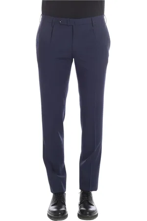 Incotex Heren, Broeken, Blauw, Maat: 4XL