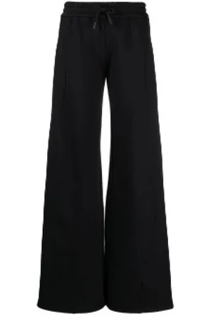 OFF-WHITE Dames, Broeken, Zwart, Maat: M Katoen