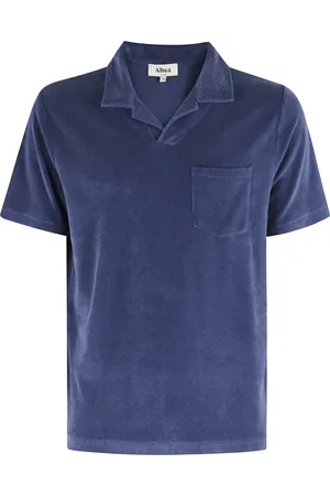 ALTEA Heren, Tops, Blauw, Maat: XL Katoen