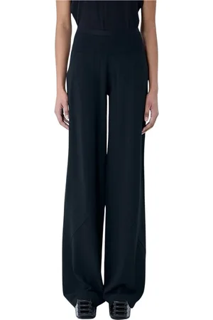 Rick Owens Dames, Broeken, Zwart, Maat: S Wol