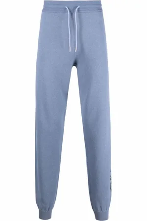 Kenzo Heren, Broeken, Blauw, Maat: M Katoen
