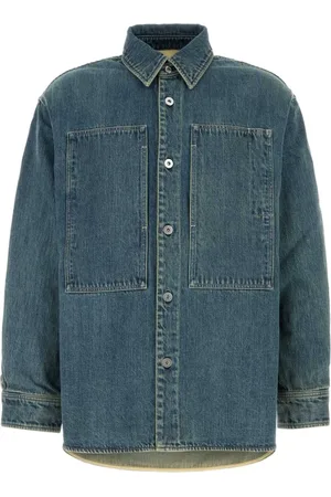 Jil Sander Heren, Jassen, Blauw, Maat: L Denim