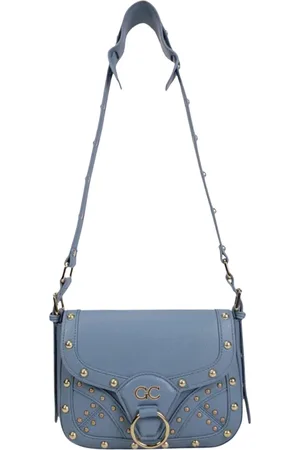 Gio Cellini Dames, Tassen, Blauw, Maat: ONE Size Leer
