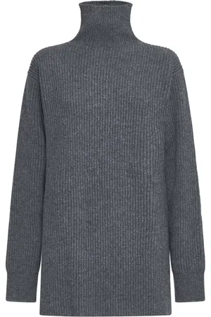 Jil Sander Dames, Truien, Grijs, Maat: S Wol