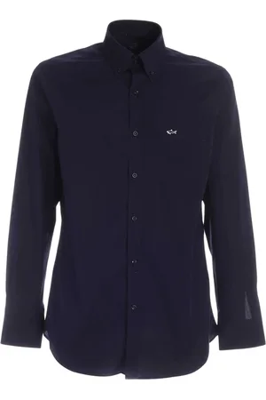 Paul & Shark Heren, Overhemden, Blauw, Maat: 3XL Katoen