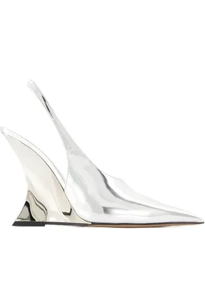 PARIS TEXAS Dames, Schoenen, Grijs, Maat: 37 EU Leer
