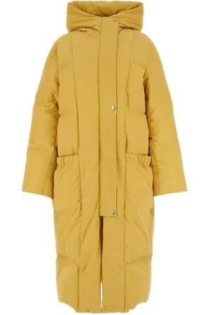 Jil Sander Dames, Mantels, Geel, Maat: M Poliester
