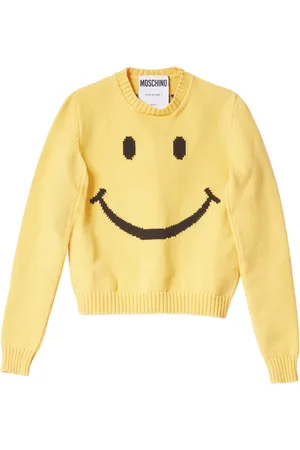 Moschino Dames, Truien, Geel, Maat: M Katoen