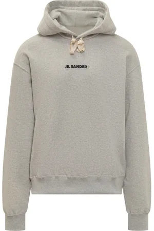 Jil Sander Heren, Sweatshirts & Hoodies, Grijs, Maat: XL Katoen