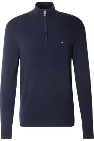 Tommy Hilfiger Heren, Truien, Blauw, Maat: 2XL Katoen
