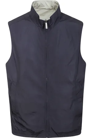 CANALI Heren, Jassen, Blauw, Maat: XL Poliester