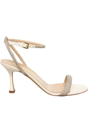NINALILOU Dames, Schoenen, Wit, Maat: 40 EU Leer