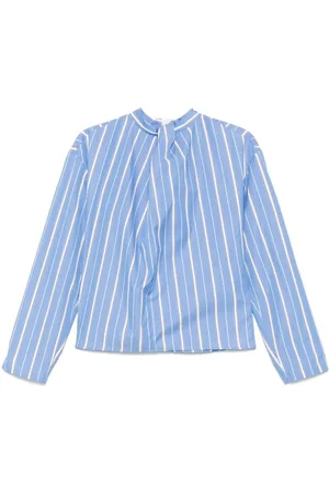 Msgm Dames, Blouses & Shirts, Blauw, Maat: S