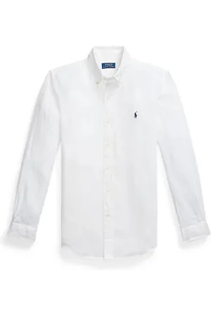 Ralph Lauren Heren, Overhemden, Wit, Maat: L