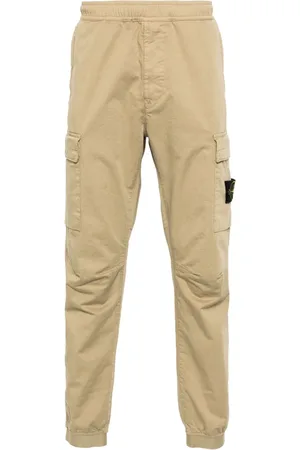 Stone Island Heren, Broeken, Bruin, Maat: W31 Katoen