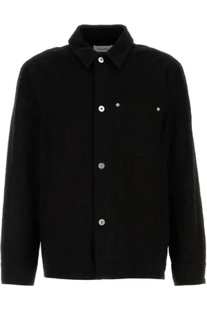 Salvatore Ferragamo Heren, Overhemden, Zwart, Maat: M Denim