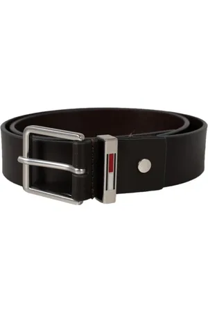 Tommy Hilfiger Heren, Accessoires, Bruin, Maat: 85 CM Leer
