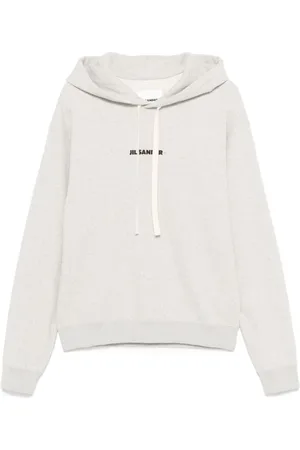 Jil Sander Heren, Sweatshirts & Hoodies, Grijs, Maat: L Katoen