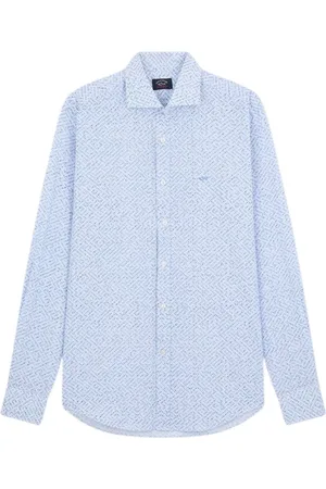 Paul & Shark Heren, Overhemden, Blauw, Maat: XL Katoen