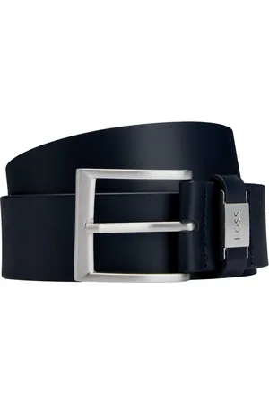 HUGO BOSS Heren, Accessoires, Blauw, Maat: 90 CM Leer