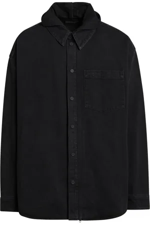 Balenciaga Heren, Jassen, Zwart, Maat: L Denim