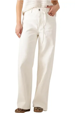 Modstrom Dames, Jeans, Wit, Maat: XL
