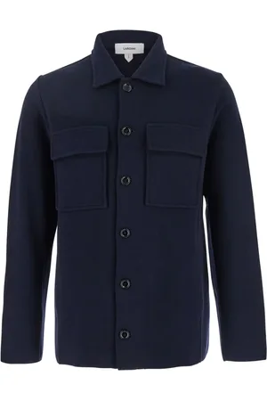 LARDINI Heren, Jassen, Blauw, Maat: L Katoen