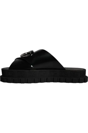 Dolce & Gabbana Heren, Schoenen, Zwart, Maat: 39 EU Leer