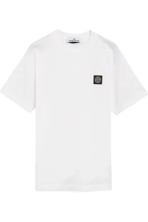 Stone Island Heren, Tops, Wit, Maat: XL Katoen