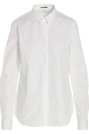 Jil Sander Dames, Blouses & Shirts, Wit, Maat: M