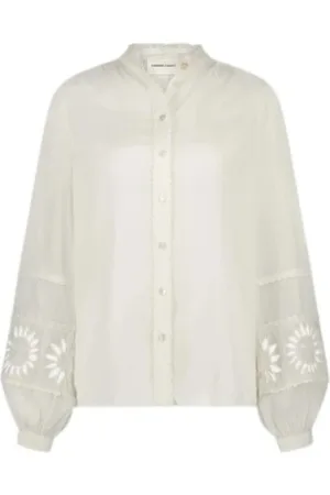 Fabienne Chapot Dames, Blouses & Shirts, Wit, Maat: M Katoen