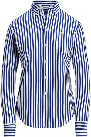 Ralph Lauren Dames, Blouses & Shirts, Blauw, Maat: XS