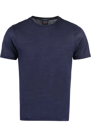 Paul & Shark Heren, Tops, Blauw, Maat: XL Linnen