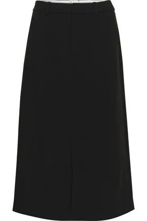 Part Two Dames, Rokken, Zwart, Maat: L Viscose