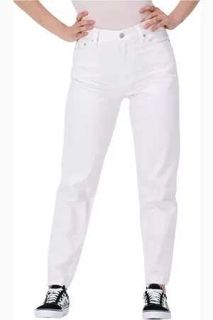 Calvin Klein Dames, Jeans, Wit, Maat: W28 Denim