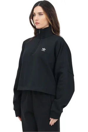 adidas Dames, Sweatshirts & Hoodies, Zwart, Maat: M