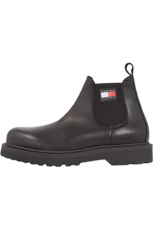 Tommy Hilfiger Heren, Schoenen, Zwart, Maat: 42 EU Leer