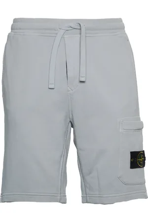 Stone Island Heren, Korte broeken, Grijs, Maat: L Fleece