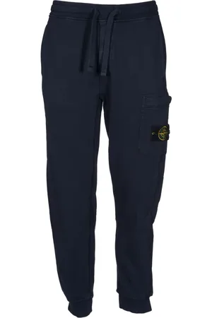 Stone Island Heren, Broeken, Blauw, Maat: S Katoen