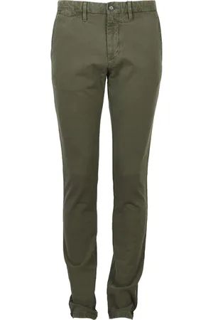 Tommy Hilfiger Heren, Broeken, Groen, Maat: W30 L34 Leer