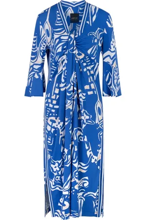 Marc Cain Dames, Jurken, Blauw, Maat: L Viscose