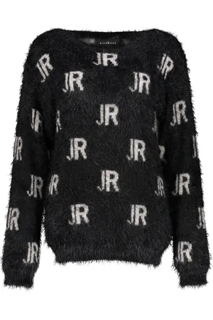 John Richmond Dames, Truien, Zwart, Maat: XS Mohair