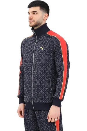 PUMA Heren, Sweatshirts & Hoodies, Blauw, Maat: L