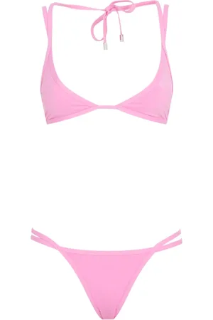 The Attico Dames, Badkleding, Roze, Maat: XS Polyamide