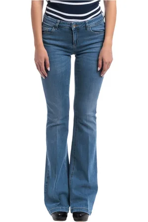 Liu Jo Dames, Jeans, Blauw, Maat: W32 Katoen