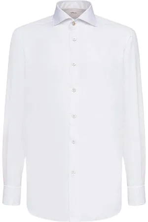 Kiton Heren, Overhemden, Wit, Maat: 3XL Katoen