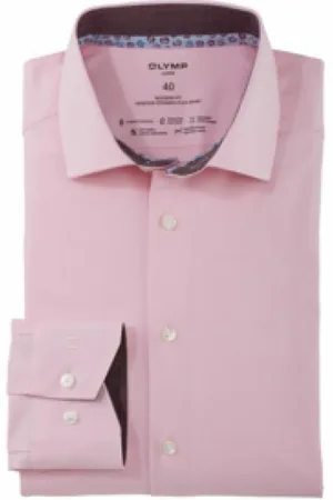 Olymp Heren, Overhemden, Roze, Maat: 3XL