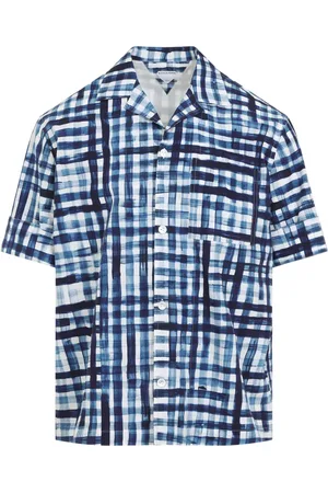Bottega Veneta Heren, Overhemden, Blauw, Maat: XL Katoen