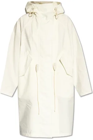 Jil Sander Dames, Mantels, Wit, Maat: S Katoen